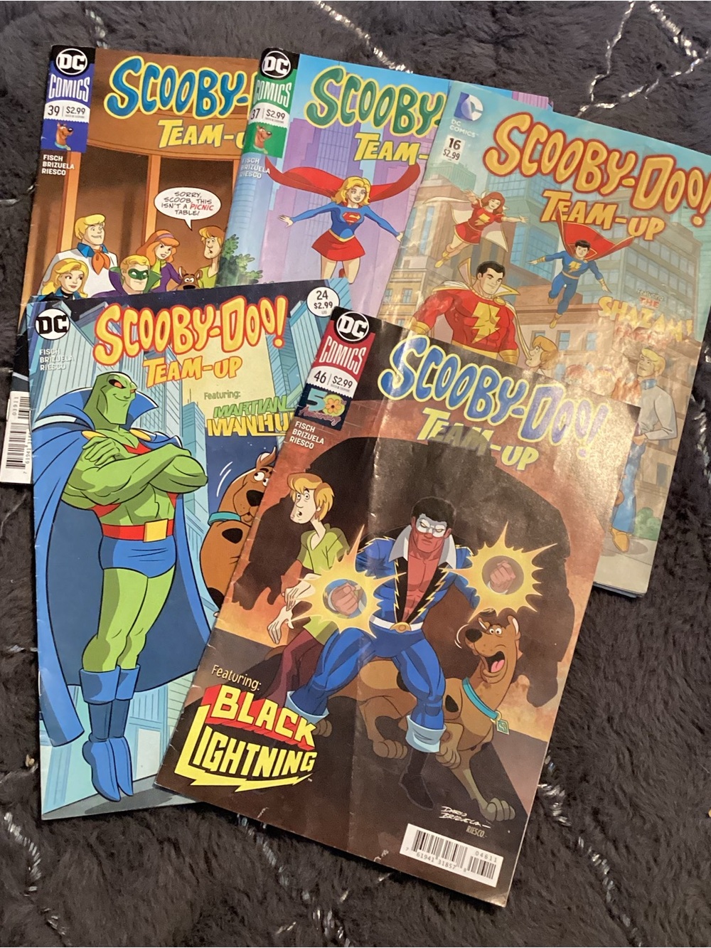 Scooby-Doo! Team-Up Comic Lot of 5 DC Heroes Kid’s Books